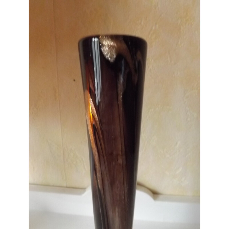 Black french vintage Vase - 1970s