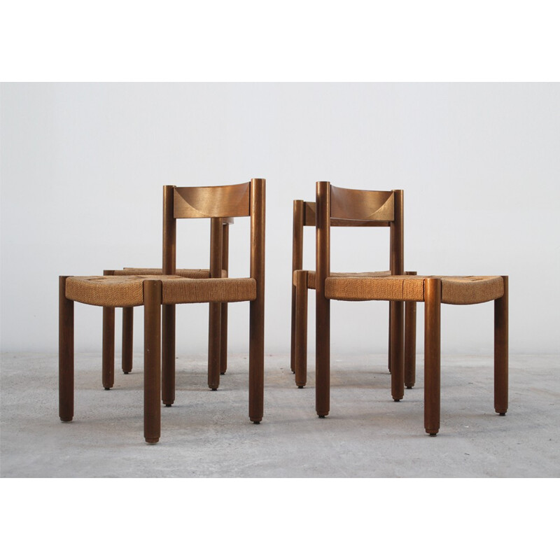 Set de quatre chaises conçues par Edlef Bandixen - 1966