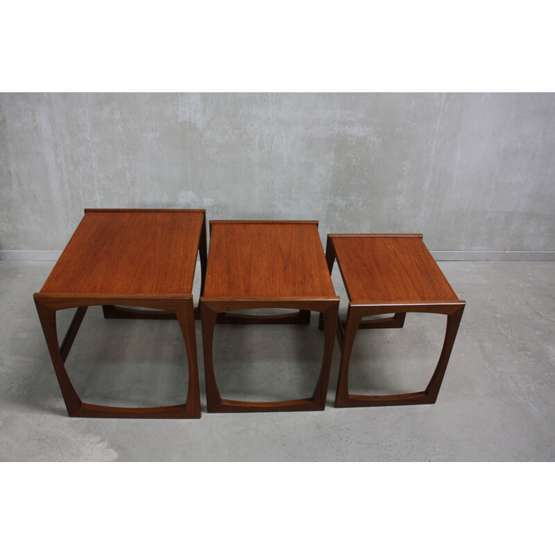 "Quadrille" Nesting Tables in Teak by G-Plan - 1960s