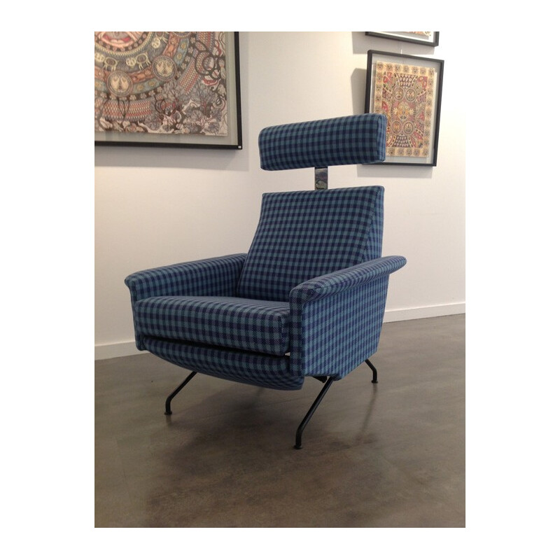 Vintage fabric armchair - 1960s