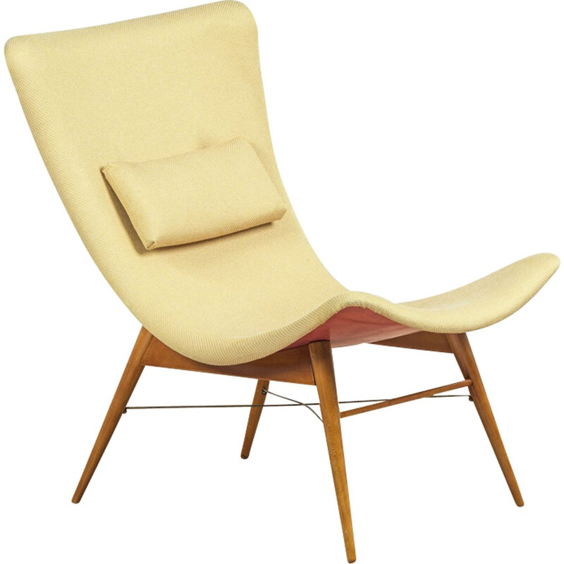 Lounge Chair by Miroslav Navrátil for Cesky Nabytek - 1960s 