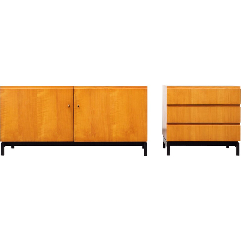 Vintage sideboard, Cherrywood, 1960s