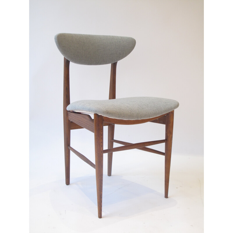Restored wooden englsih dining chair - 1960s