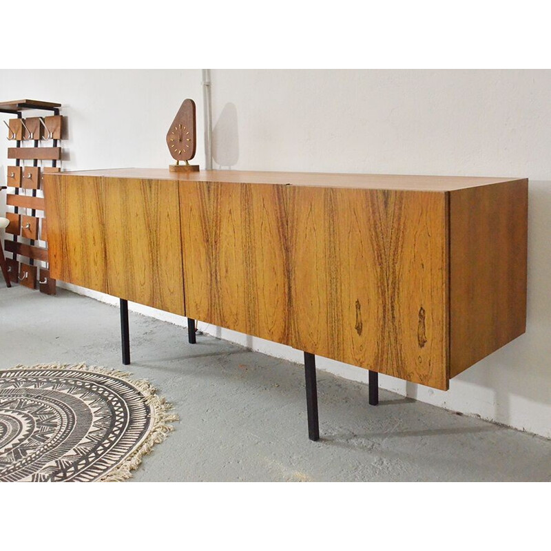 Minimalist dutch rosewood sideboard - 1960s