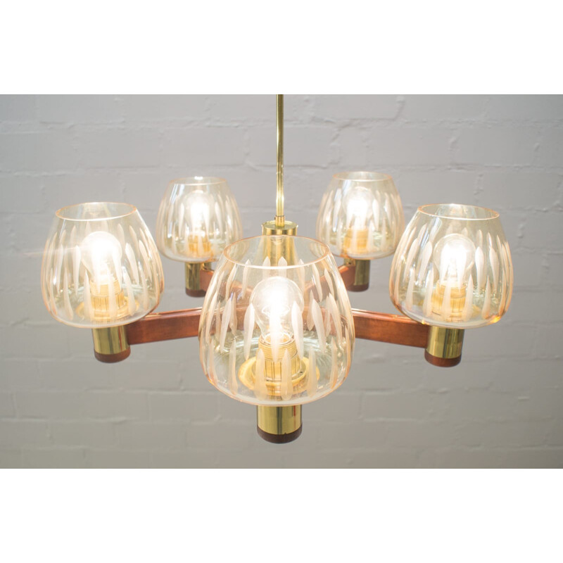 Vintage Five-Light Chandelier - 1960s