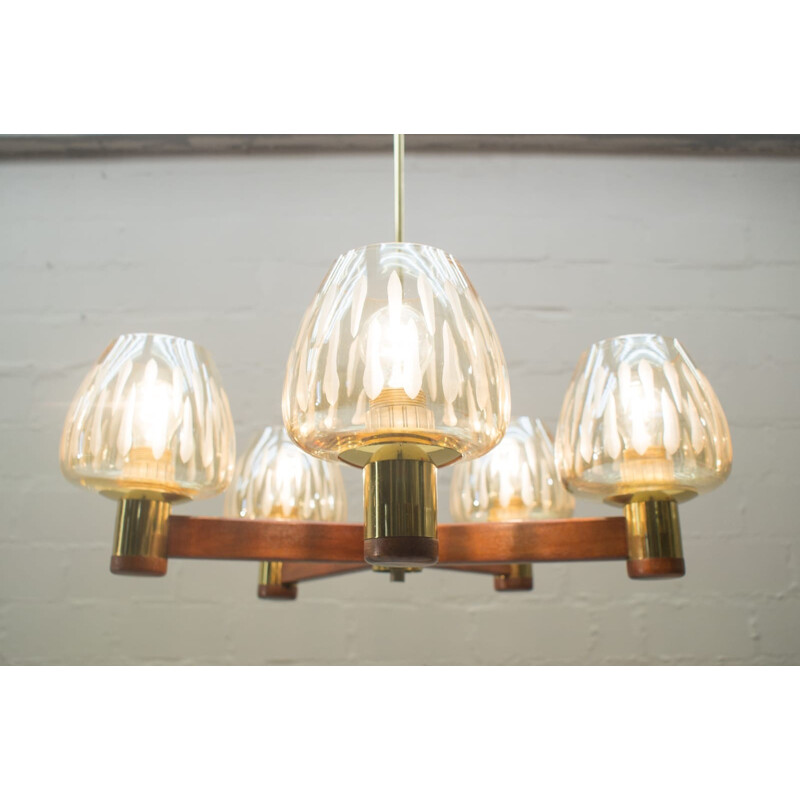 Vintage Five-Light Chandelier - 1960s