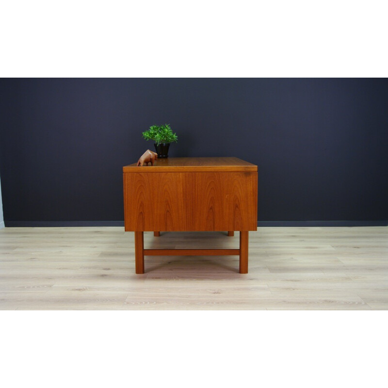 Vintage teak desk by Omann Jun - 1960s