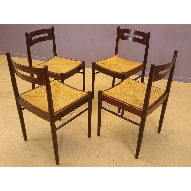 Set of 4 chairs by  Dal Vera - 1950s