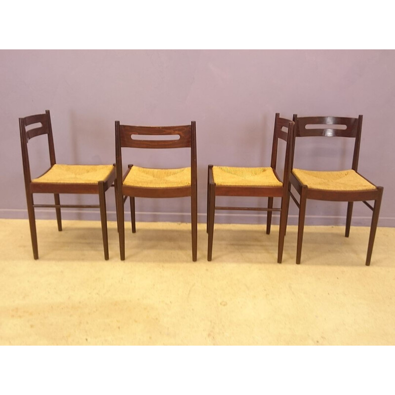 Set of 4 chairs by  Dal Vera - 1950s
