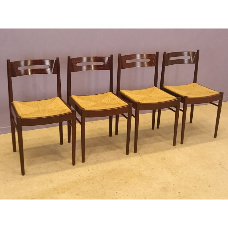 Set of 4 chairs by  Dal Vera - 1950s