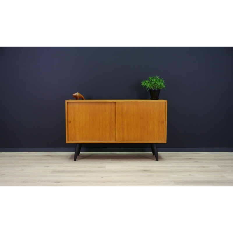 Vintage ash danish cabinet - 1960s