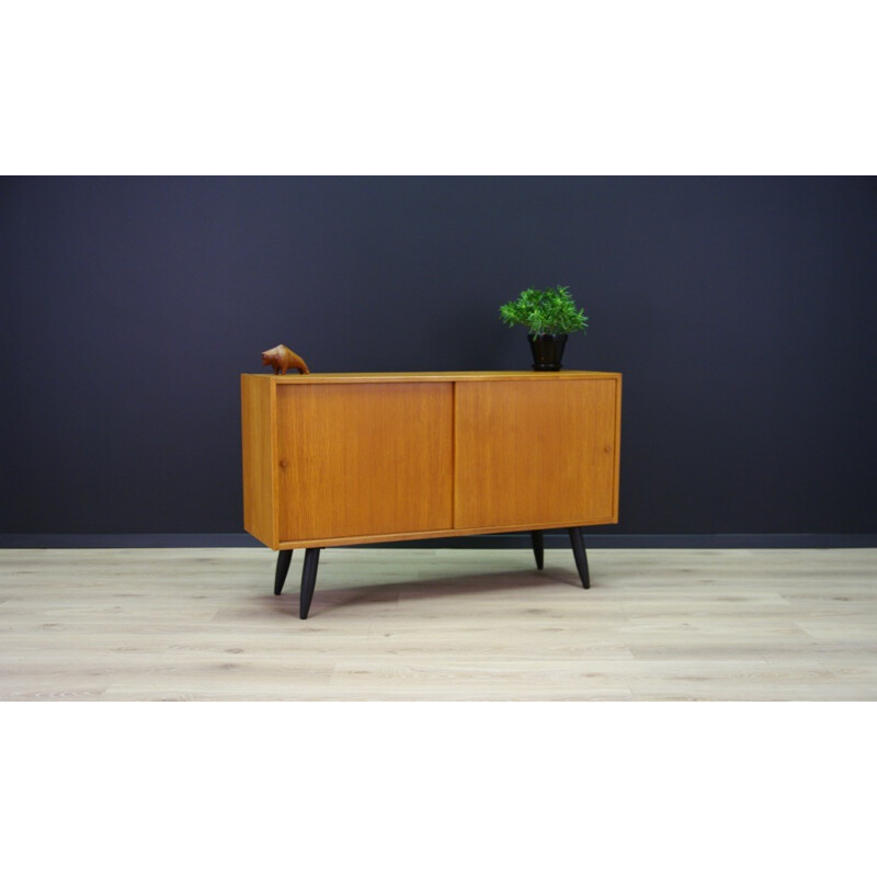 Vintage ash danish cabinet - 1960s