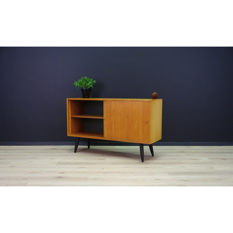 Vintage ash danish cabinet - 1960s