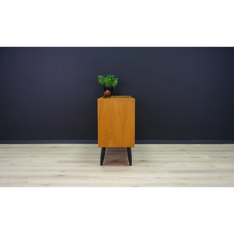 Vintage ash danish cabinet - 1960s