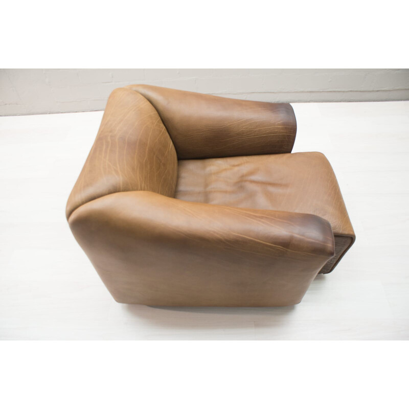 Fauteuil DS-47 en cuir par De Sede - 1960