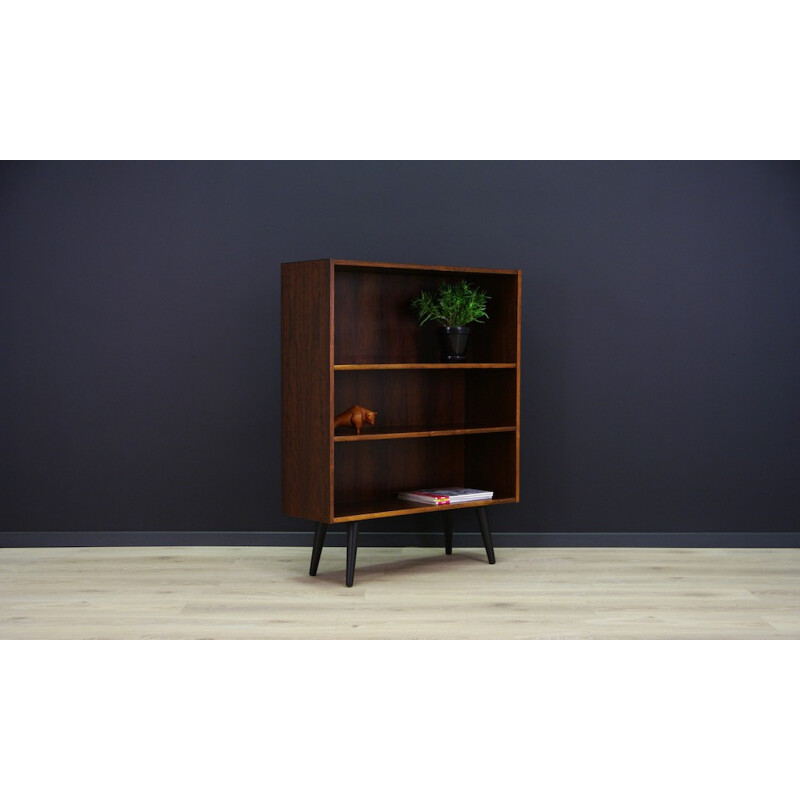 Mid century rosewood bookcase, Denmark - 1970s