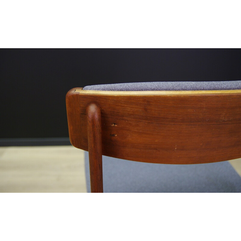 Set of 3 teak chairs, Denmark - 1960s