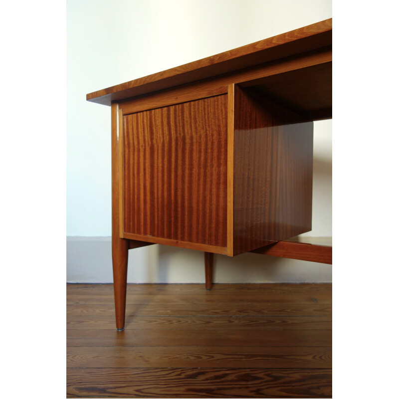 Bureau vintage scandinave en teck -  1960