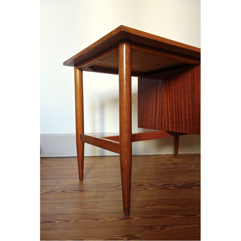 Vintage scandinavian teak desk - 1960s