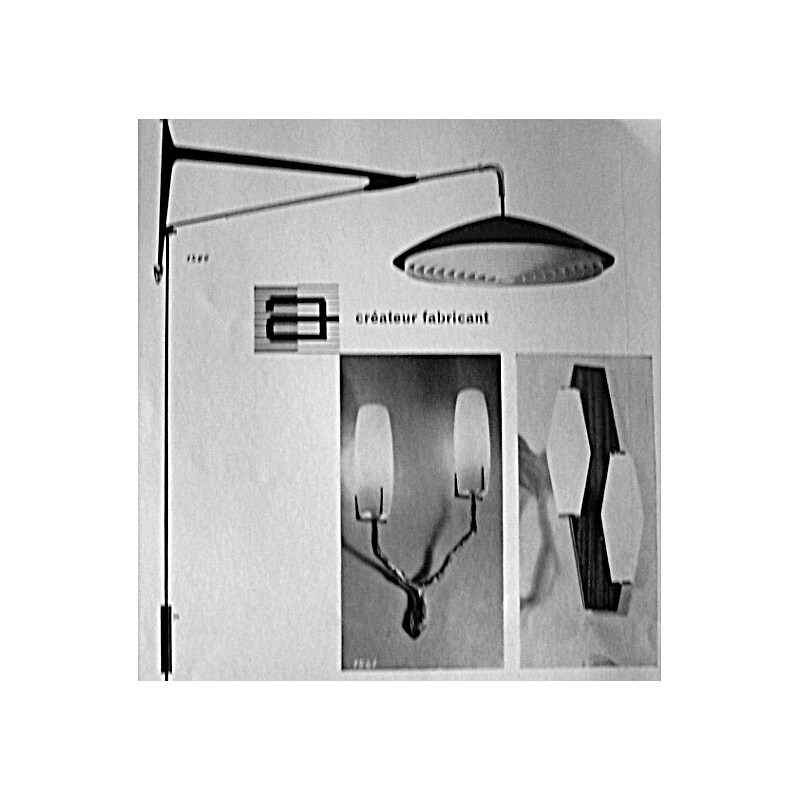 Vintage Wall lamp "Arlus" - 1950s