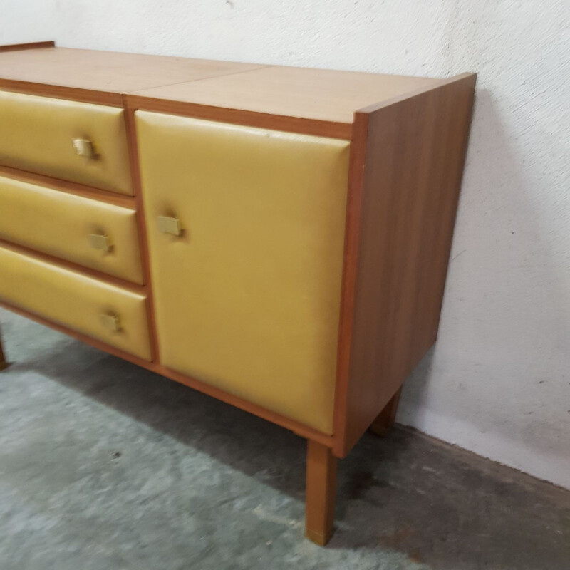 Commode coiffeuse en acajou par Roger Landault - 1960