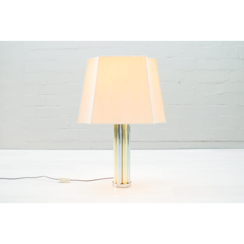 Mid-Century Bicolor Table Lamp - 1960s