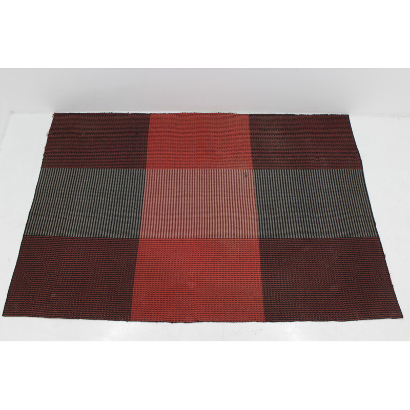 Modernist Geometric Carpet by Antonín Kybal - 1950s