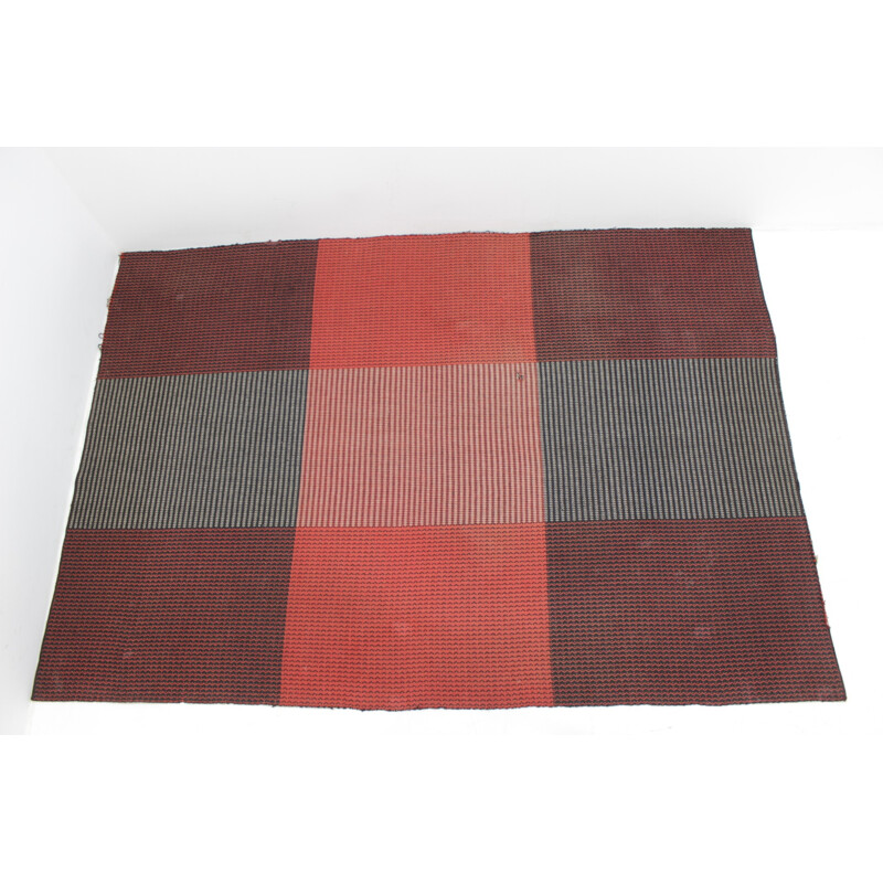 Modernist Geometric Carpet by Antonín Kybal - 1950s