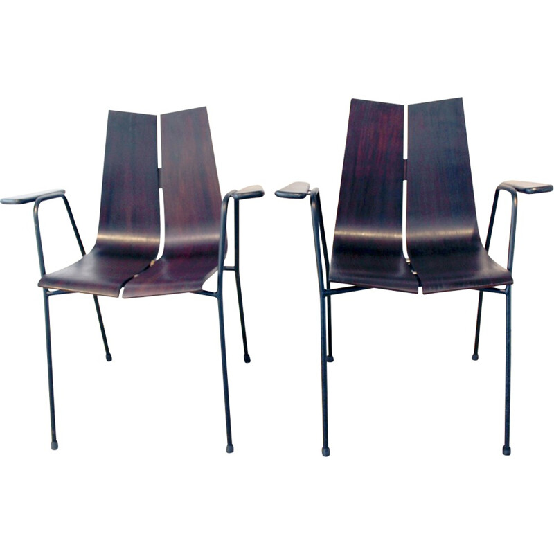 Set of 2 armchairs by Hans Bellman - 1955