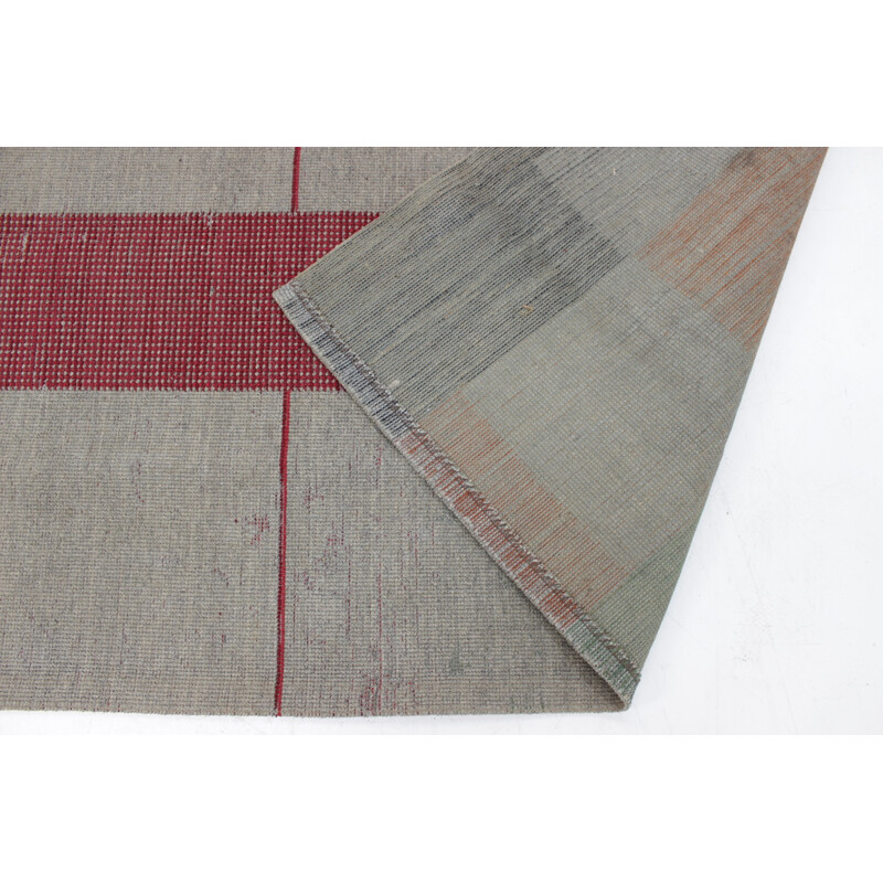 Pair of Bauhaus Geometric Carpets - 1940s