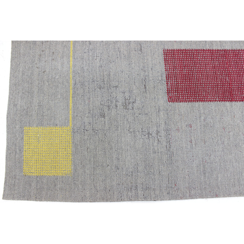 Pair of Bauhaus Geometric Carpets - 1940s