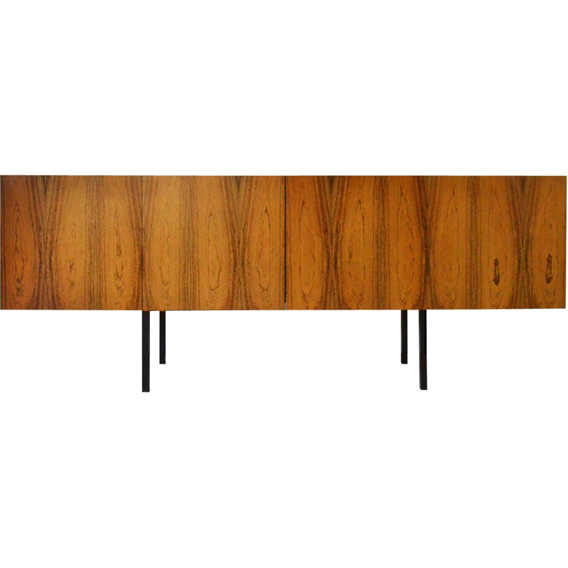 Minimalist dutch rosewood sideboard - 1960s