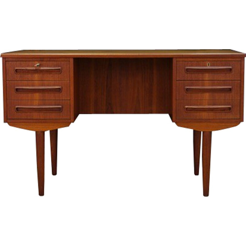 Vintage danish teak desk by J.Svenstrup for AP Møbler - 1960s