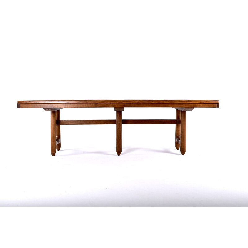 Table en chêne par Guillerme et Chambron pour "Votre Maison" - 1970