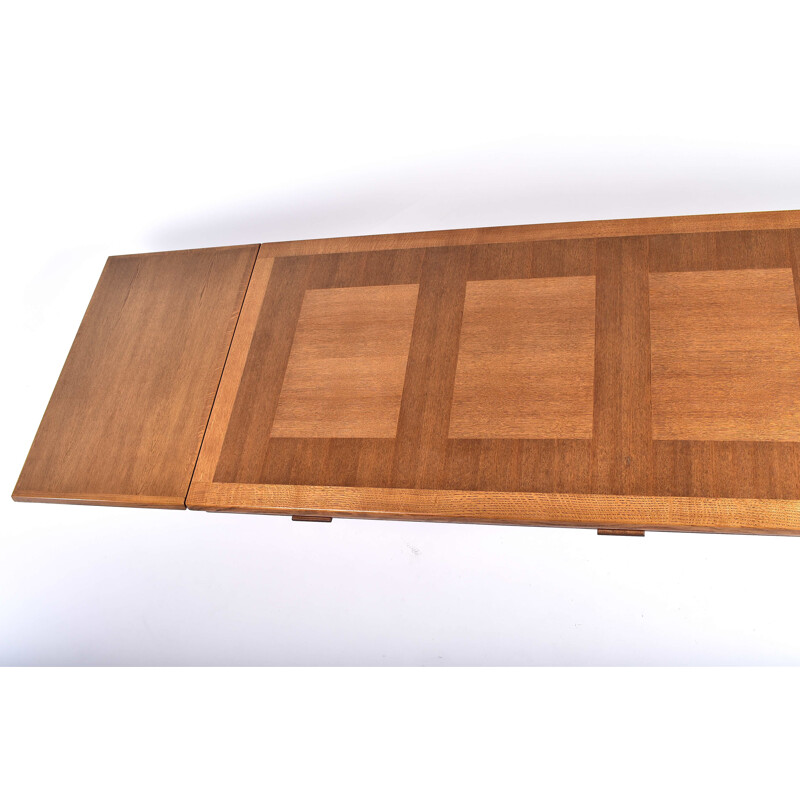 Oak table by Guillerme and Chambron table for "Your house" - 1970s