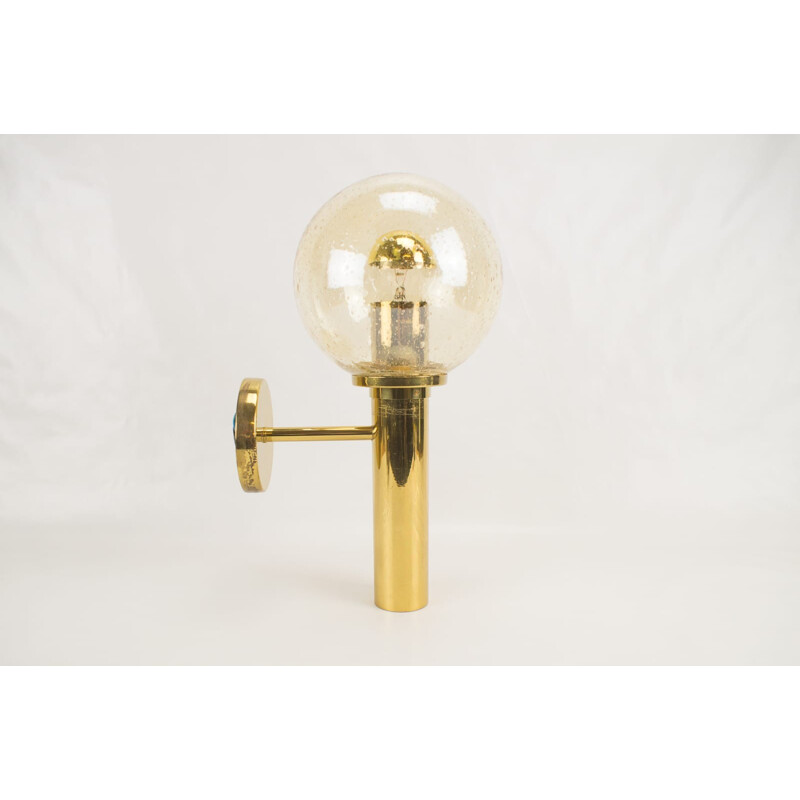 Pair of brass wall lights from Limburg - 1960s