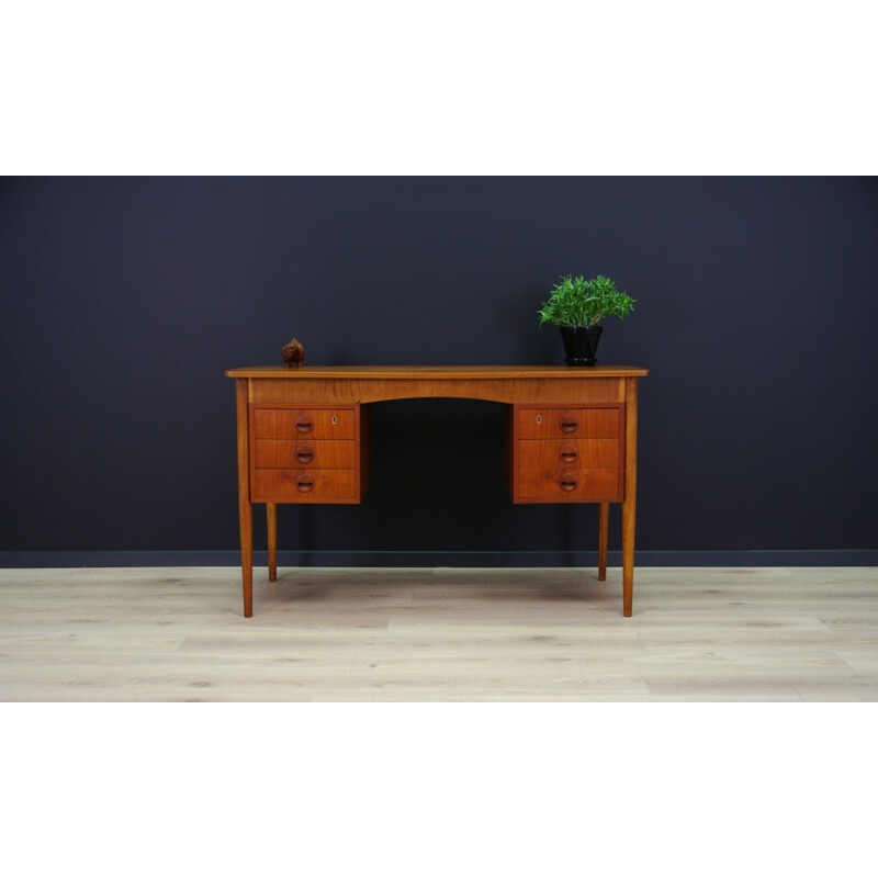 Mid century retro writing desk, Denmark - 1960s