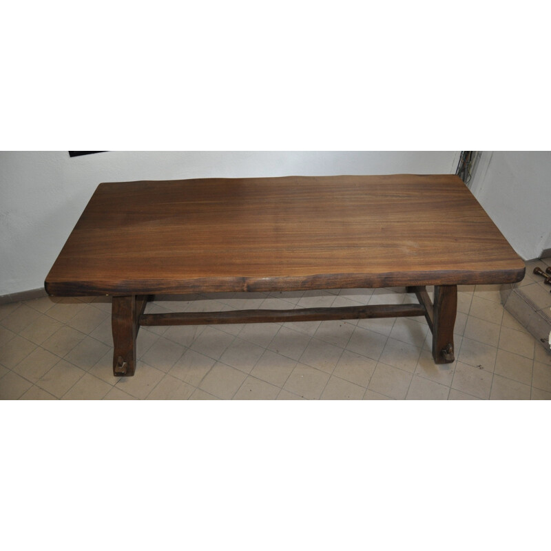 Large brutalist Dining table - 1950s