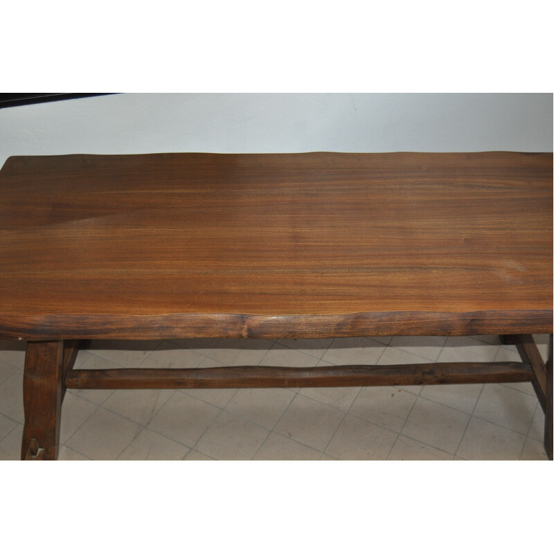 Large brutalist Dining table - 1950s