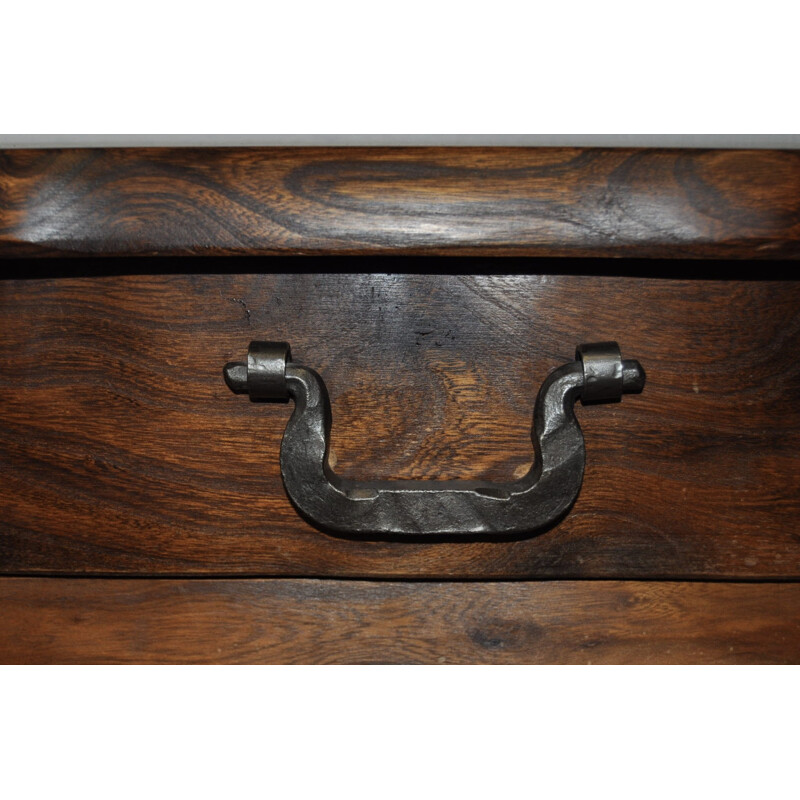 Mid century brutalist Sideboard in wood 