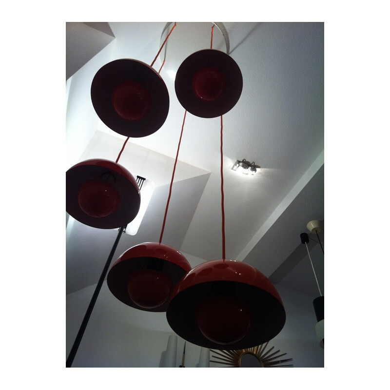 Flower pot hanging lamp, Verner PANTON - 1968