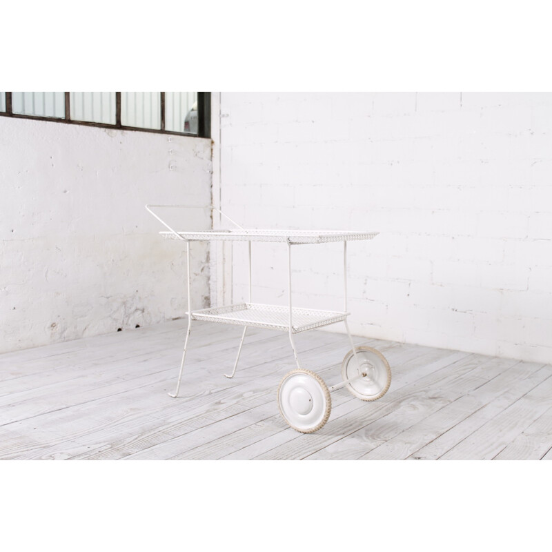 French white Serving Cart - 1950s