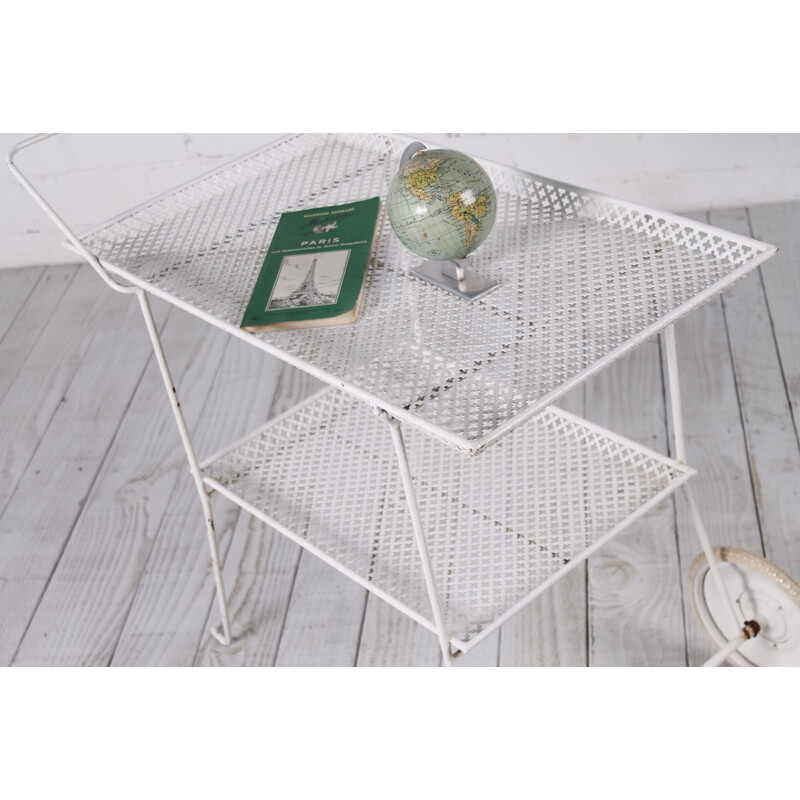 French white Serving Cart - 1950s