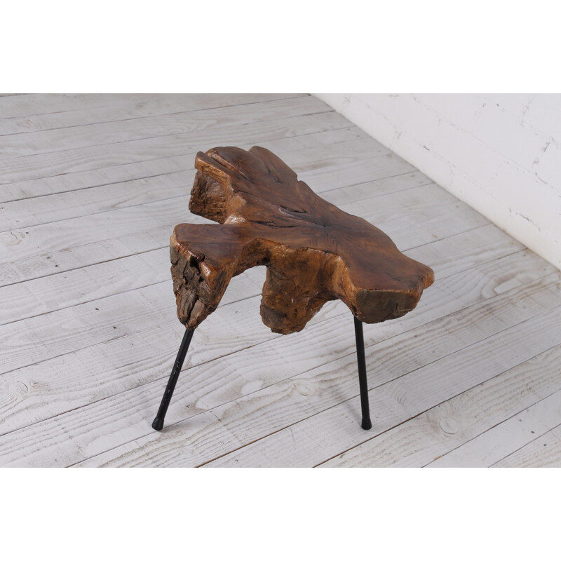 Signed root wood table by Carl Auböck - 1950s