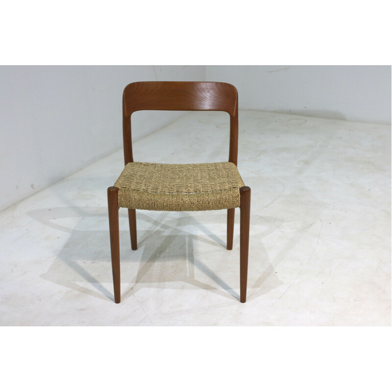 Set of 6 vintage Dining Chairs by Niels O. Møller - 1950s