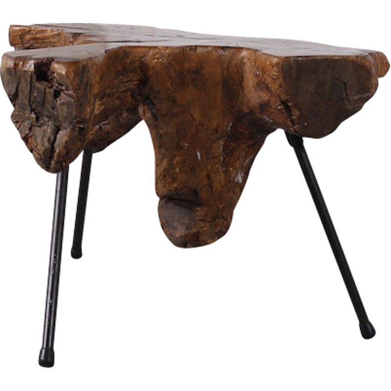Signed root wood table by Carl Auböck - 1950s