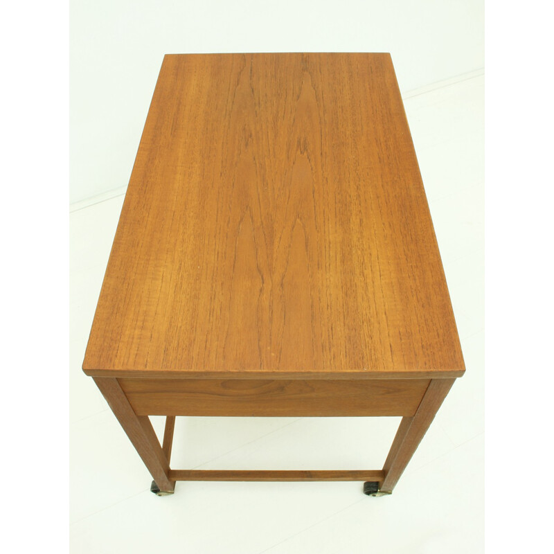 Danish Small Teak Sewing Table -1960s