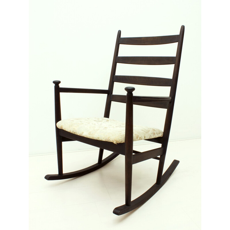 Vintage rocking chair by Poul M.Volther for Gemla, Sweden 1950