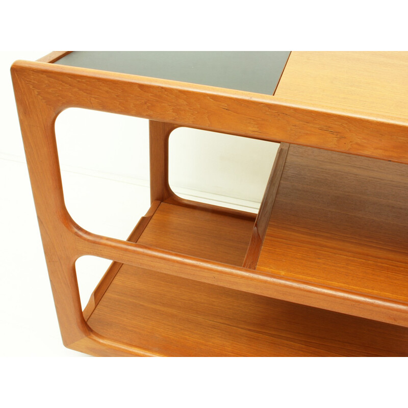 Danish Extendible Teak Serving Trolley from Sika Møbler - 1960s