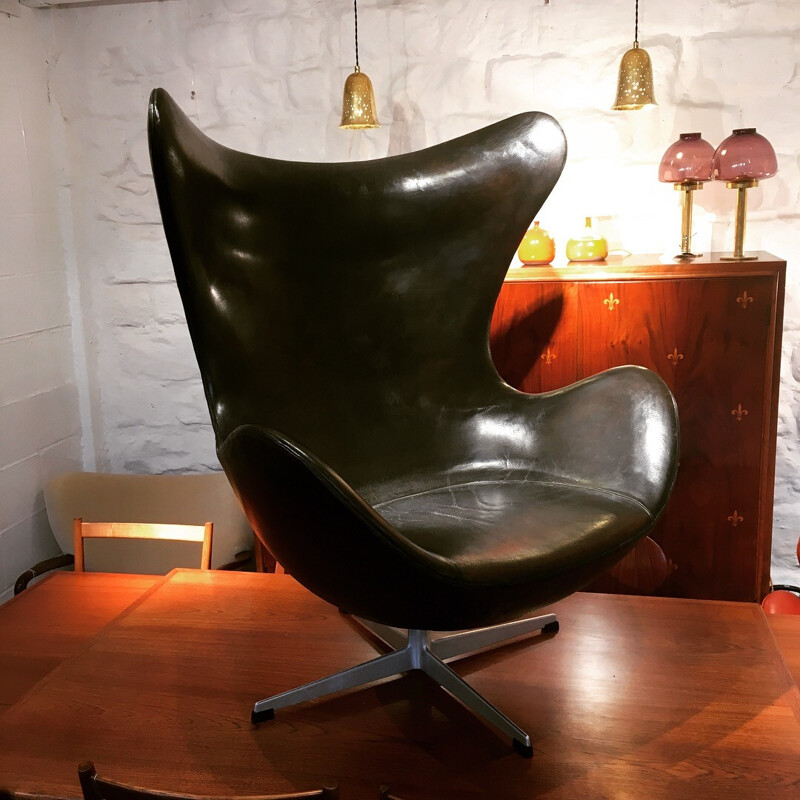 Fauteuil Egg Chair d'Arne Jacobsen pour Fritz Hansen - 1960